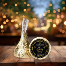 Black Gold Butterflies 80. Geburtstagsparty