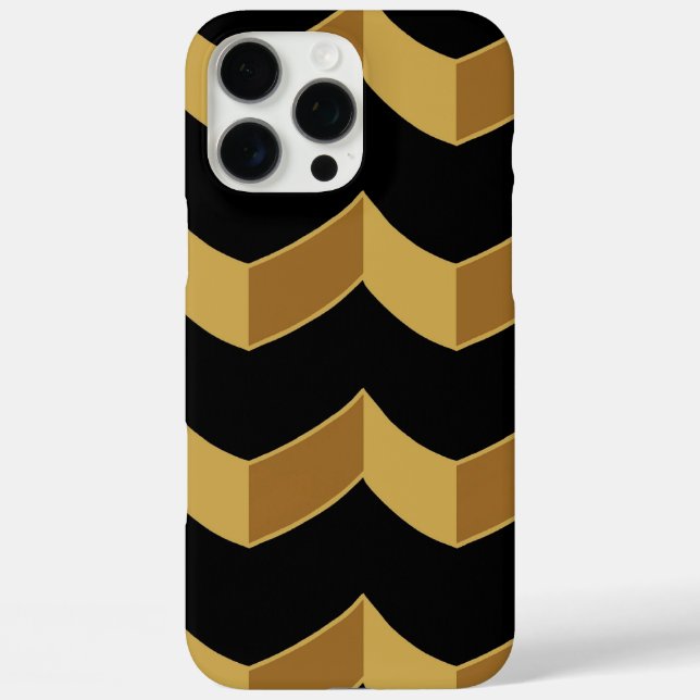 Black Gold Case-Mate iPhone Hülle (Rückseite)