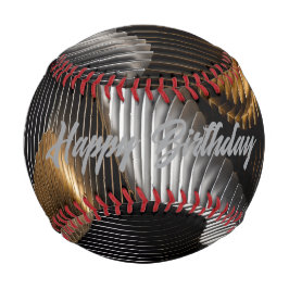 Black Gold Chrome 3D Parametrisch Baseball