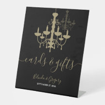 Black Gold Cronier Wedding Cards & Gifts