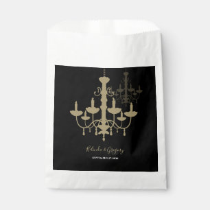 Black Gold Cronier Wedding Geschenktütchen