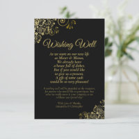Black & Gold Curls Hochzeit wünschen gutes Gedicht
