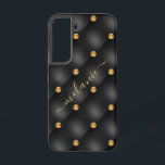 Black Gold Diamond tuftet Ihren Namen Luxury Gesch Samsung Galaxy Hülle<br><div class="desc">Eleganter Black Gold Diamond gefickt Luxus Ihr Name Golden Gemstone Personalisiertes Geschenk - Fügen Sie Ihren Namen / Text - Ihr besonderes Geschenk machen ! Ändern Sie die Größe und verschieben oder entfernen / Text / Elemente hinzufügen mit Anpassungstool. Wählen Sie / fügen Sie Ihren Lieblings-Schriftart / Farbe / Größe!...</div>