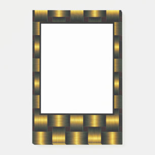 Black Gold Frame Post-it® Notes Post-it Klebezettel