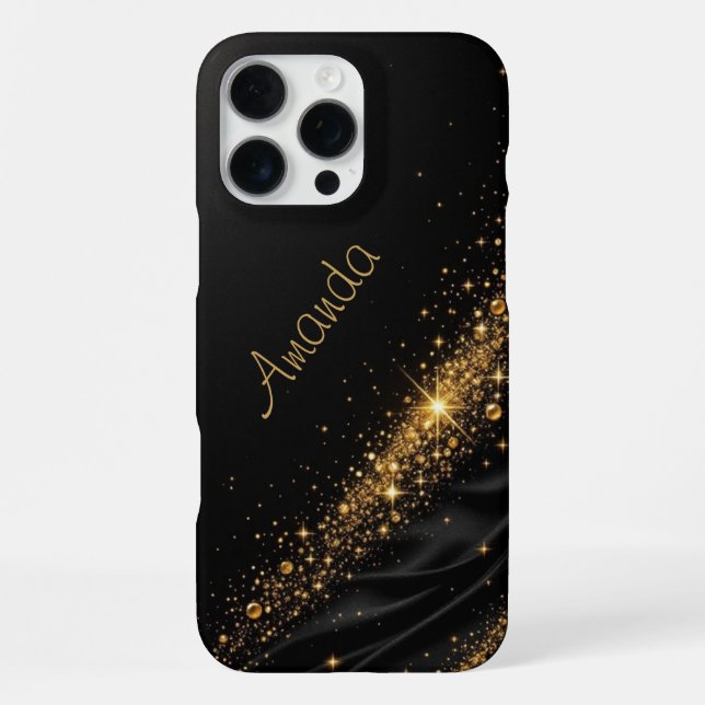 Black Gold Fusion iPhone Hülle (Rückseite)