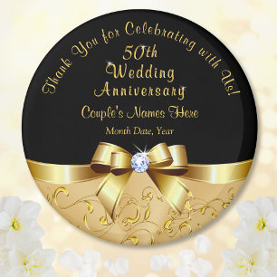 Black Gold, Gastgeschenke zum 50. Hochzeitstag Magnet