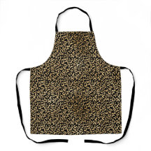 Black Gold Glam Leopard Print