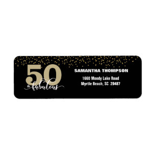 Black Gold Glitzer 50 & Fantastische Rücksendeadre