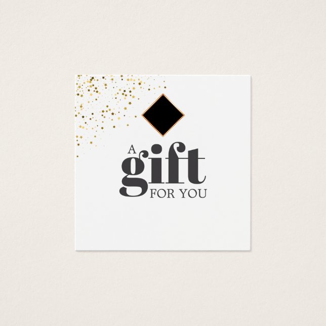 Black & Gold Glitzer Glitzer Beauty Salon (Vorderseite)