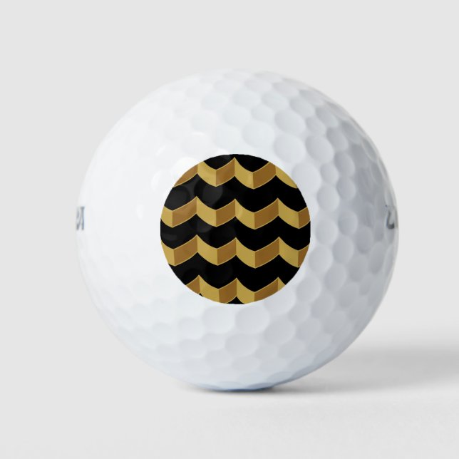 Black Gold Golfball (Vorderseite)