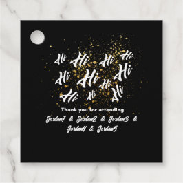 Black Gold Group Friends Joint Birthday Geschenkanhänger