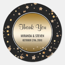 Black Gold Imitate Glitzer Stars | GASTGESCHENKE H