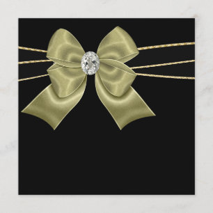 Black-Gold-Jeden Anlaß-Party Einladungen