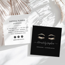 Black & Gold Lashes