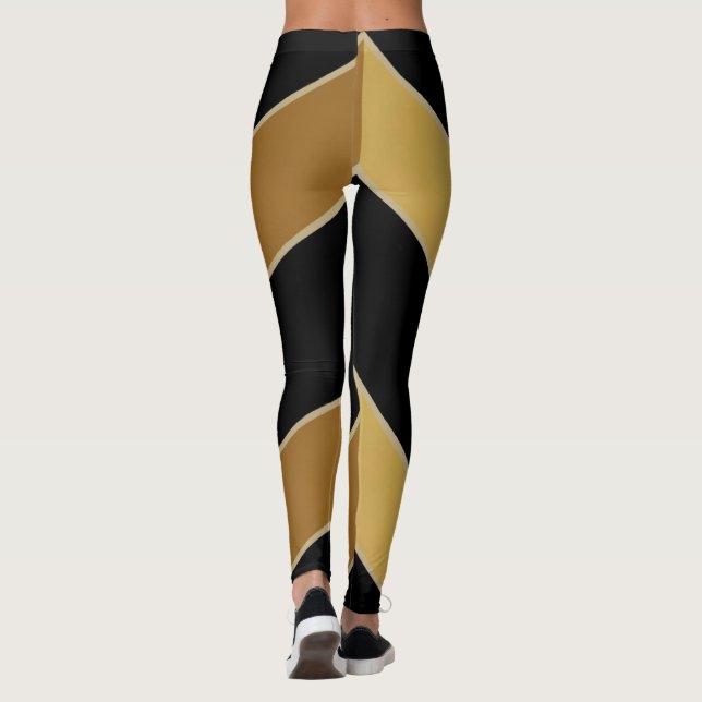 Black Gold Leggings (Rückseite)