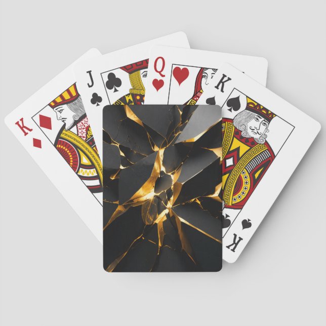 Black Gold Luxe Spielkarten (Rückseite)