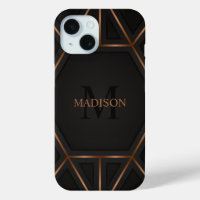 Black Gold Luxury Modern Minimal Abstrakt