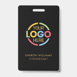 Black Gold Mitarbeiter-ID mit benutzerdefiniertem Ausweis