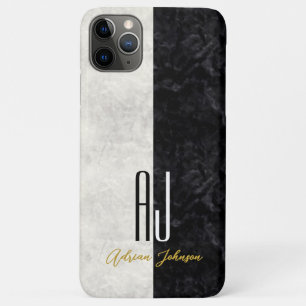 Black Gold Monogram Marble iPhone-Hülle Case-Mate iPhone Hülle