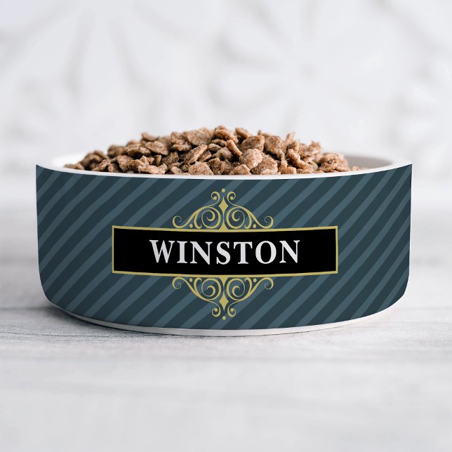 Black Gold Pinstripe individuell Napf (Von Creator hochgeladen)