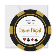 Black Gold Poker Chip Casino