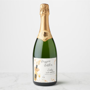Black Gold Poppin Flaschen Champagne Baby Dusche