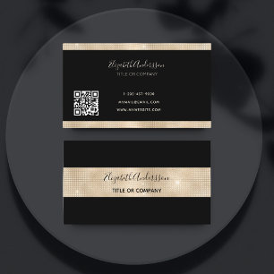 Black Gold qr Visitenkarte