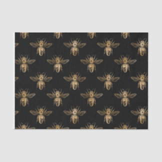 Black & Gold Queen Bee Tissue Paper Seidenpapier