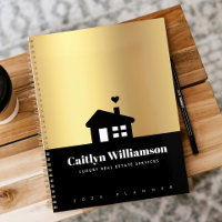 Black Gold Real Anwesen Broker Agent House Moderne