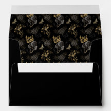 Black & Gold Rose Elegante Gotische Hochzeit