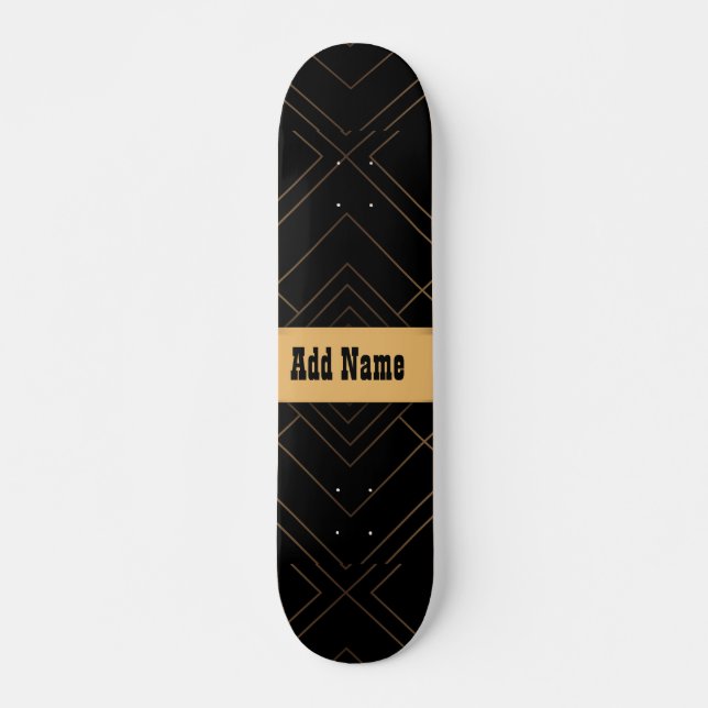 Black Gold Skateboard (Vorne)