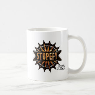 Black & Gold Stupefy Zauber Grafik Tasse