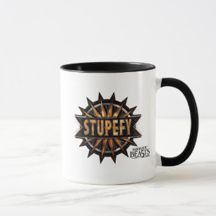 Black & Gold Stupefy Zauber Grafik Tasse