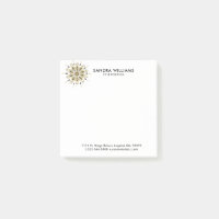 Black & Gold Verziert Circle Mandala