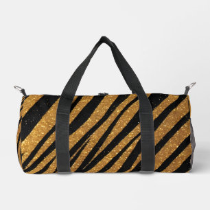 Black Gold Vintag Art Deco Moderne Kollektion Duffle Bag