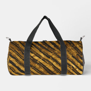 Black Gold Vintag Art Deco Trendy Collection Duffle Bag