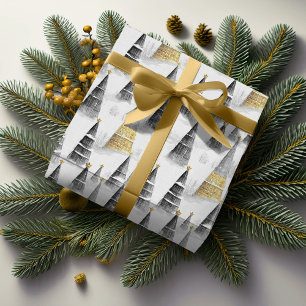 Black Gold Weihnachtsmuster#8 ID1009 Geschenkpapier