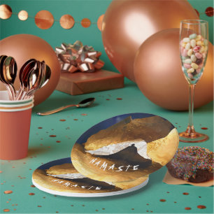 Black Gold Yoga Meditation Instructor Reiki Master Pappteller