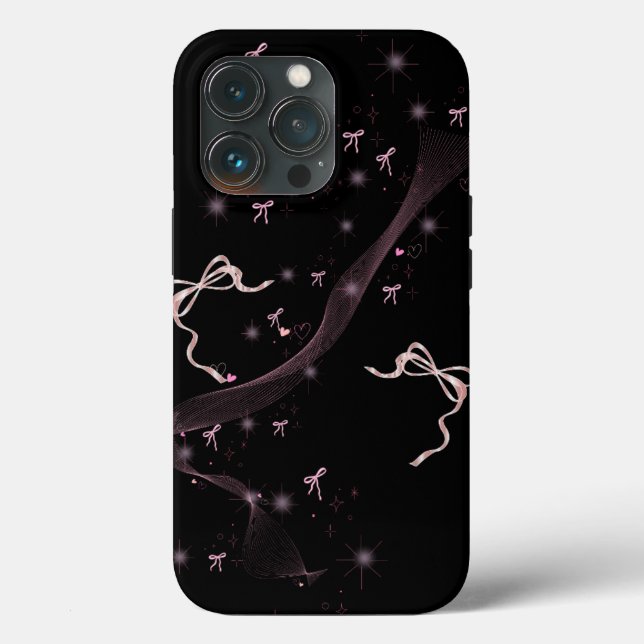 Black & Golden Helix Handy Case (Rückseite)