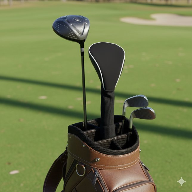 Black Golf Head Cover - Perfekt für Ihre Clubs Golf Headcover (Black Golf Head Cover - Perfect for Your Clubs)