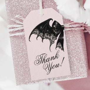 Black Gothic Baby Duwer Fevor Tags Geschenkanhänger