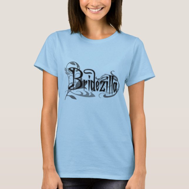 Black Gothic Bridezilla T-Shirt (Vorderseite)