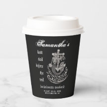 Black Gothic Mermaid Letztes Segel-Junggeselinnen-