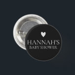 Black Gothic & Moody Baby Boy Dusche Button<br><div class="desc">Entdecken Sie die dunkle und bezaubernde Seite unserer Minimalistischen Black Gothic und Moody Halloween Baby Shower Einladungen, Signs und Decor Kollektion. Genießen Sie die wunderschöne Saison und feiern Sie die bevorstehende Ankunft Ihres Kleinen mit diesen wunderschönen Designs. Tauchen Sie ein in eine Welt geheimnisvollen Charmes und unheimlicher Eleganz, die perfekt...</div>