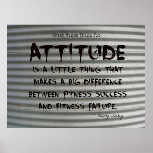 Black Graffiti auf Corrugated Iron Fitness Poster! Poster