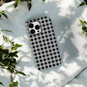 Black Gray Buffalo Kariert Modernes Geschenk Case-Mate iPhone 14 Pro Max Hülle