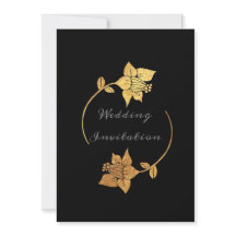 Black Gray Gold Blumenstrauß Luxus Elegante