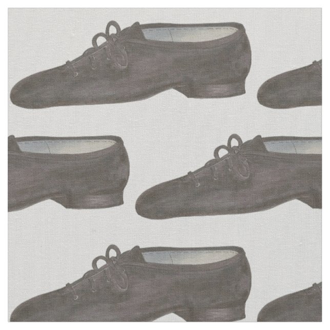 Black Gray Jazz Dance Slipper Teacher Class Studio Stoff (Nahaufnahme)