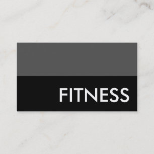 Black Gray Moderne Beruflich Sport Business Card Visitenkarte