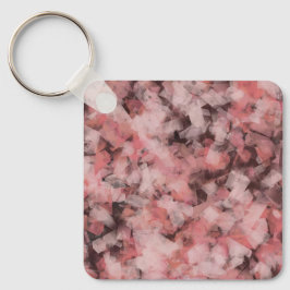 Black Gray Pink White Modern Geometric Abstract Schlüsselanhänger